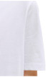 Thumbnail T-shirt en coton blanc imprimé avec une coupe droite et un col rond - Image 7