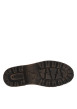 Thumbnail Bottines miel à talon décroché bas avec un zip et des lacets ronds - Image 6