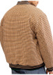 Thumbnail Bomber beige orné d'un motif pied de poule et pourvu d'un col rond - Image 2