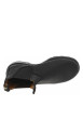 Thumbnail Boots en cuir noires à talon décroché bas et soufflets élastiqués - Image 5