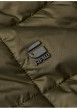 Thumbnail Doudoune verte unie avec une coupe droite et le logo iconique - Image 5