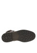 Thumbnail Bottines cognac à talon décroché bas avec des lacets ronds et un zip latéral - Image 6
