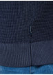 Thumbnail Pull Edward en coton bleu à coupe droite pourvu d'un col rond - Image 4