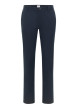 Thumbnail Pantalon chino marine à coupe droite pourvu d'une fermeture à zip et bouton