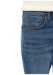 Thumbnail Jean Tramper en coton bleu à coupe droite pourvu d'une fermeture à zip et bouton - Image 4