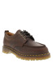 Thumbnail Mocassins Lowell en cuir marron à talon plateau pourvus de lacets ronds