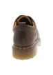 Thumbnail Mocassins Lowell en cuir marron à talon plateau pourvus de lacets ronds - Image 4