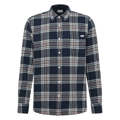 Chemise Eastbridge en coton marine à coupe...