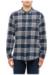 Thumbnail Chemise Eastbridge en coton marine à coupe droite pourvue d'un col à revers - Image 2