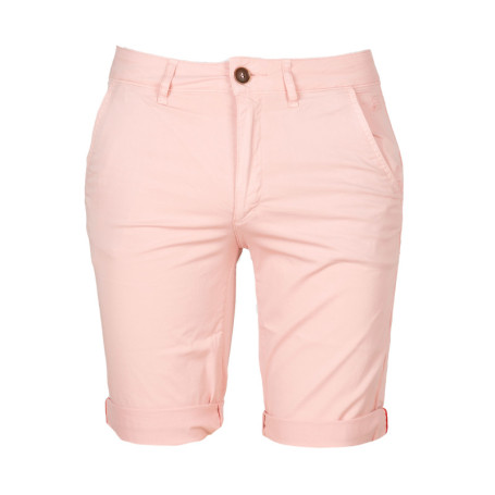 Short chino homme rose