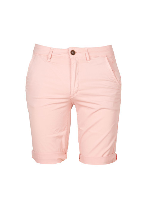 Short chino homme rose
