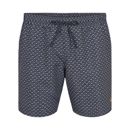 Short de bain bleu marine à taille...
