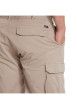 Thumbnail Short cargo en coton beige uni coupe regular fit avec quatre poches - Image 3