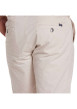 Thumbnail Short chino en coton beige uni à taille intermédiaire et à coupe regular fit - Image 3