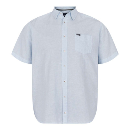 Chemise ciel à fines rayures avec une coupe...