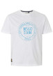 Thumbnail T-shirt en coton blanc uni avec une coupe droite et un col rond