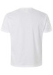 Thumbnail T-shirt en coton blanc uni avec une coupe droite et un col rond - Image 4