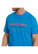 Thumbnail T-shirt en coton bleu uni avec une coupe droite et un col rond - Image 3