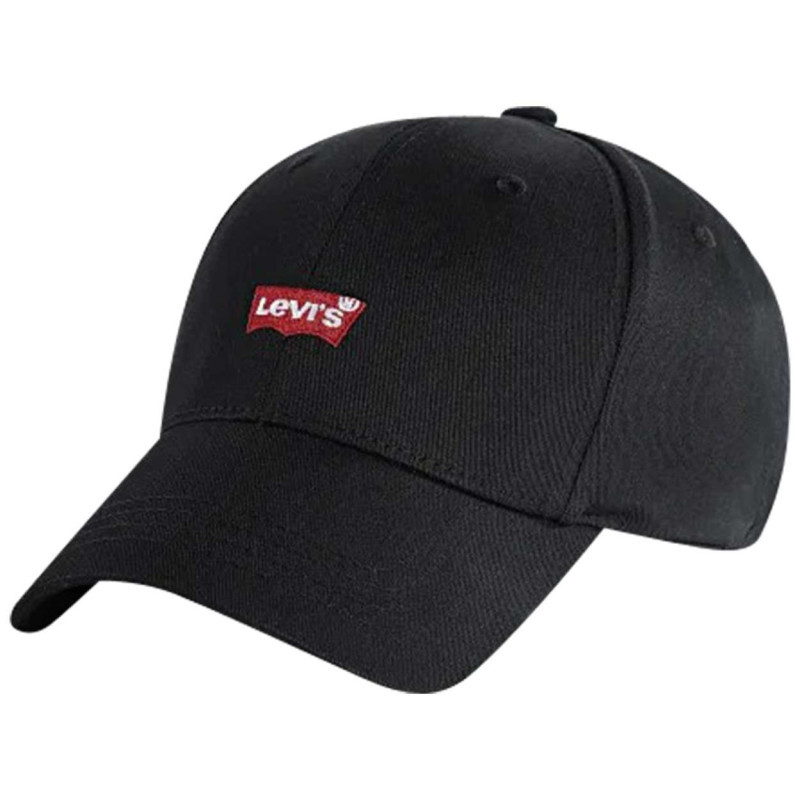 Levi's® Acc. - Casquette En Coton Noire En Jean à Coupe Strapback Avec Logo De La Marque - Noire Levi's® Acc. - Casquette En Coton Noire En Jean à Coupe Strapback Avec Logo De La Marque - Noire