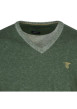 Thumbnail Pull en coton vert uni avec le logo iconique et une coupe droite - Image 3
