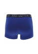 Thumbnail Lot de 2 Boxers classique en coton bleu uni avec une coupe fermée - Image 3