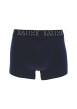 Thumbnail Lot de 2 Boxers classique en coton bleu uni avec une coupe fermée - Image 4