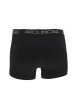 Thumbnail Lot de 3 boxers classique en coton noir uni avec une coupe fermée - Image 3
