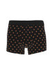 Thumbnail Lot de 2 boxers classique en coton noir imprimé avec une coupe fermée - Image 2