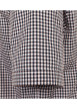 Thumbnail Chemise grande taille en coton marine avec des carreaux et une poche à l'avant - Image 3