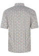 Thumbnail Chemise en coton blanche imprimée par des visages avec un col français - Image 2