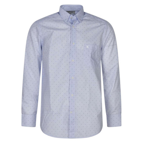 Chemise ciel imprimé avec une coupe droite et...