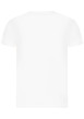 Thumbnail T-shirt en coton blanc uni avec une coupe droite et un col rond - Image 2