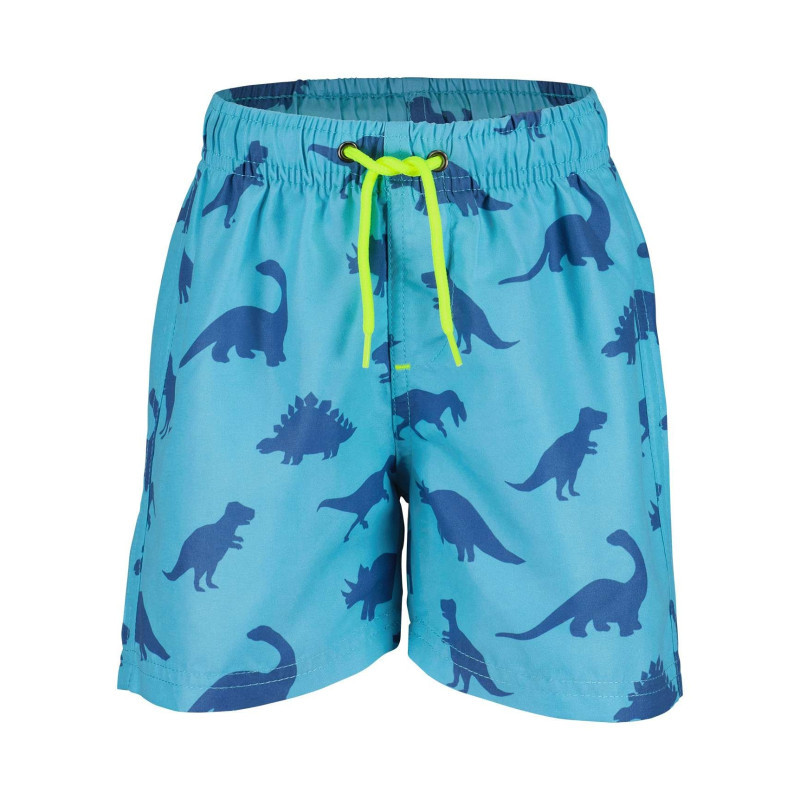 Blue Seven - Short De Bain Turquoise Uni Avec Un Imprimé Dinosaure Bleu Foncé - Turquoise Blue Seven - Short De Bain Turquoise Uni Avec Un Imprimé Dinosaure Bleu Foncé - Turquoise