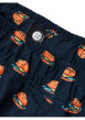 Thumbnail Short de bain marine imprimé hamburger avec une taille élastiquée - Image 3
