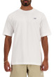 Thumbnail T-shirt en coton blanc uni avec une coupe droite et un col rond