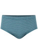Thumbnail Slip en coton bleu ciel avec un imprimé géométrique et une coupe fermée - Image 2