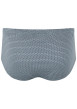 Thumbnail Slip en coton gris clair avec un imprimé géométrique et une coupe ouverte - Image 3
