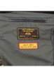 Thumbnail Blouson en cuir noir uni avec une coupe droite et un col rond - Image 3