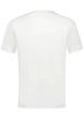 Thumbnail T-shirt en coton blanc uni avec un col rond et une coupe droite - Image 2