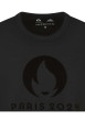 Thumbnail Sweat en coton mélangé noir uni à col rond et avec imprimé JO Paris 2024 - Image 3