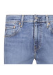 Thumbnail Jean 512 bleu uni en coton mélangé avec une coupe slim et un patch - Image 3