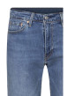 Thumbnail Jean 511 en coton bleu délavé avec une coupe slim et un style 5 poches - Image 3