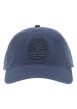 Thumbnail Casquette à coupe strapback en coton marine avec fermeture clip réglable