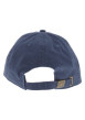 Thumbnail Casquette à coupe strapback en coton marine avec fermeture clip réglable - Image 2