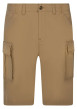 Thumbnail Short cargo en coton biologique beige coupe droite et fermeture zip