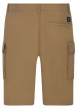 Thumbnail Short cargo en coton biologique beige coupe droite et fermeture zip - Image 2