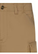 Thumbnail Short cargo en coton biologique beige coupe droite et fermeture zip - Image 3