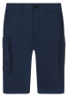 Thumbnail Short cargo en coton biologique marine coupe droite et fermeture zip