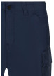 Thumbnail Short cargo en coton biologique marine coupe droite et fermeture zip - Image 3