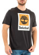 Thumbnail T-shirt en coton noir avec logo iconique imprimé et une coupe droite - Image 2